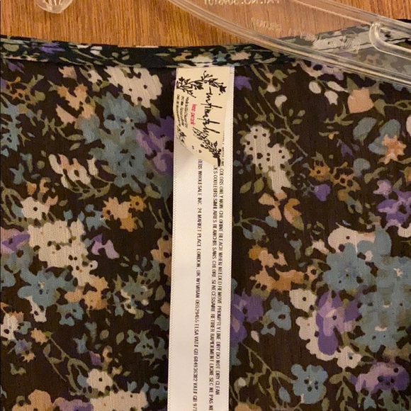 Free people floral front tie body suit - Picture 3 of 3